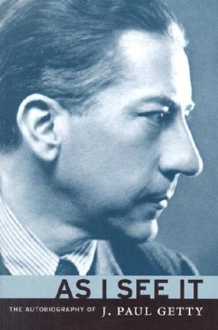 Cover of As I See It: The Autobiography of J. Paul Getty