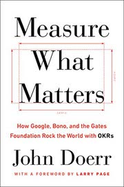 Cover of Measure What Matters