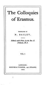 Cover of Colloquies