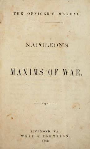 Cover of Maxims on War by René Quinton