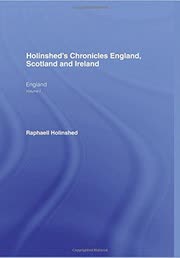 Cover of Holinshed's Chronicles