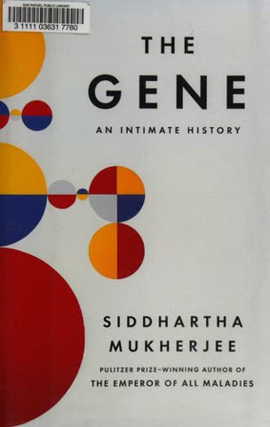Cover of The Gene: An Intimate History