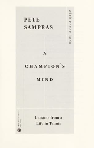 Cover of A Champion's Mind: Lessons from a Life in Tennis