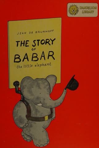 Cover of Babar the Elephant by Jean de Brunhoff