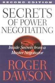 Cover of Secrets of Power Negotiating