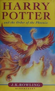 Cover of Harry Potter and the Order of the Phoenix by J.K. Rowling