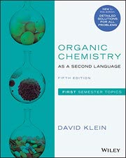 Cover of Organic Chemistry as a Second Language by David Klein