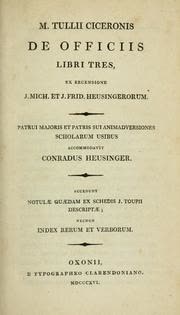 Cover of De Officiis
