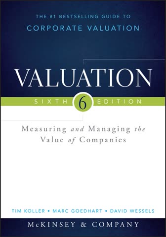 Cover of Valuation: Measuring and Managing the Value of Companies by McKinsey & Company