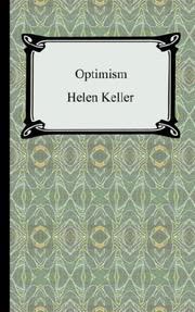 Cover of Optimism by Helen Keller