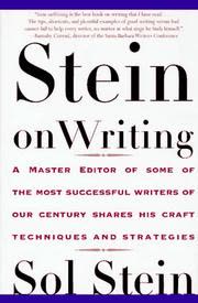 Cover of Stein on Writing by Sol Stein