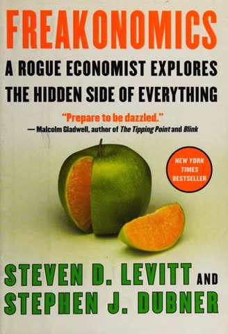 Cover of Freakonomics by Steven D. Levitt and Stephen J. Dubner