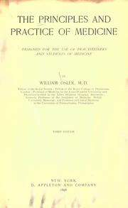 Cover of The Principles and Practice of Medicine