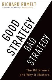 Cover of Good Strategy, Bad Strategy