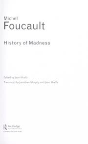 Cover of History of Madness