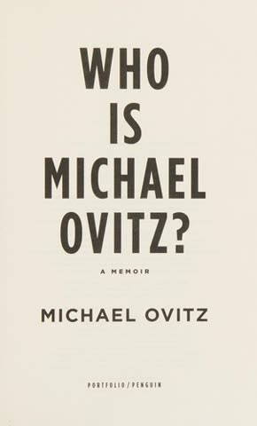 Cover of Who Is Mike Ovitz? by Michael Ovitz