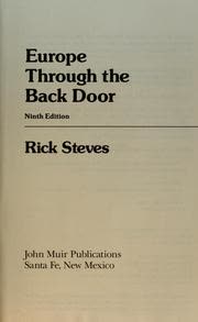 Cover of Europe Through the Back Door