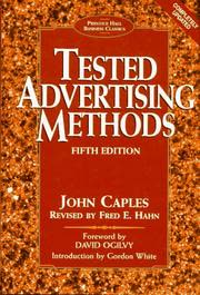 Cover of Tested Advertising Methods by John Caples
