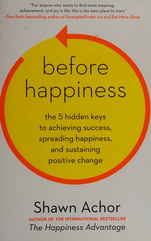 Cover of Before Happiness