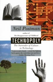 Cover of Technopoly by Neil Postman