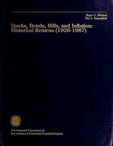 Cover of Stocks, Bonds, Bills, and Inflation