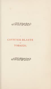 Cover of A Counterblaste to Tobacco