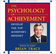 Cover of The Psychology of Achievement by Brian Tracy