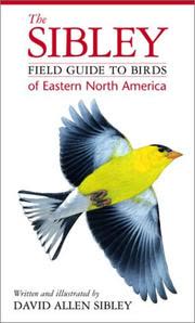 Cover of Sibley's Guide to Birds of North America by David Allen Sibley