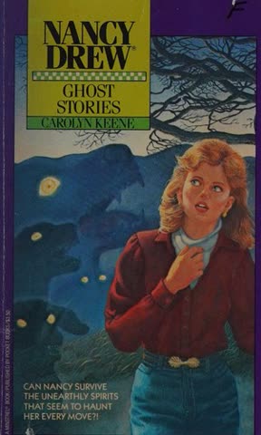 Cover of Nancy Drew series by Carolyn Keene (Stratmeyer Syndicate)