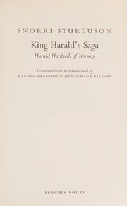 Cover of King Harald's Saga