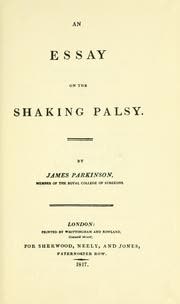 Cover of An Essay on the Shaking Palsy