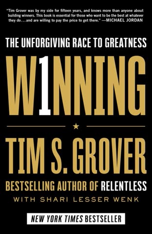 Cover of Winning: The Unforgiving Race to Greatness by Tim Grover