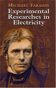 Cover of Experimental Researches in Electricity by Michael Faraday