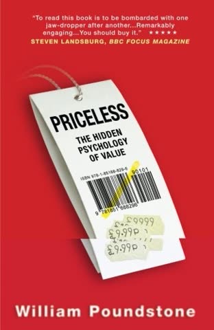 Cover of Priceless: The Myth of Fair Value (and How to Take Advantage of It) by William Poundstone