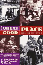 Cover of The Great Good Place by Ray Oldenburg