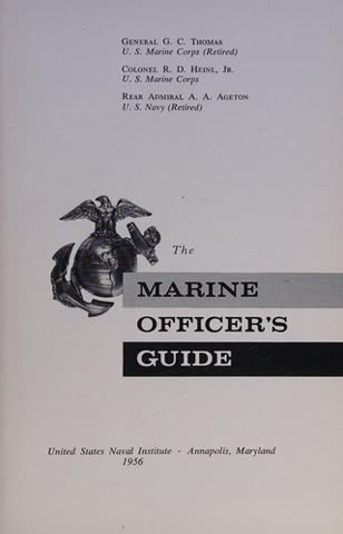 Cover of The Marine Officer's Guide