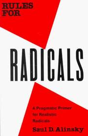 Cover of Rules for Radicals by Saul Alinsky