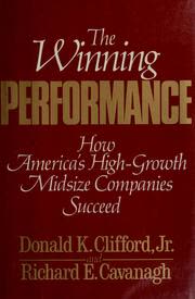 Cover of The Winning Performance by Unknown