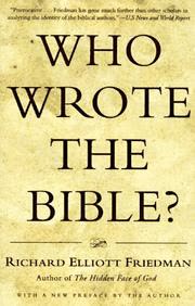 Cover of Who Wrote the Bible?